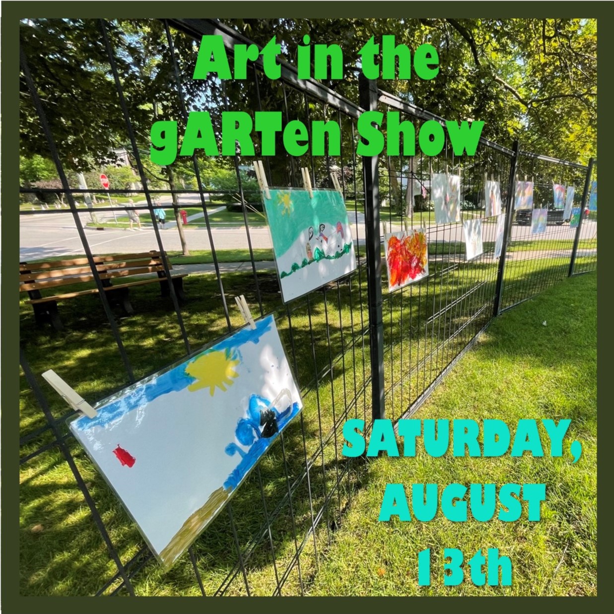 Art in the gARTen Show Charlevoix Public Library